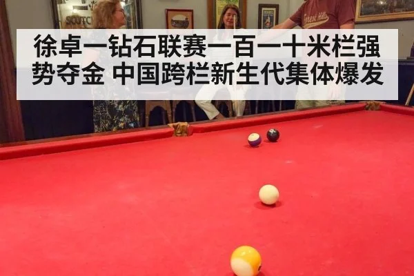 徐卓一钻石联赛一百一十米栏强势夺金 中国跨栏新生代集体爆发